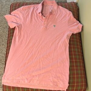 American Eagle men’s polo size small pink